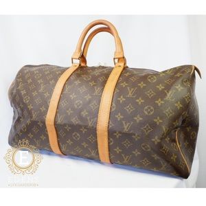 •Authentic Louis Vuitton Keepall 50•